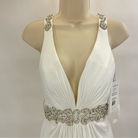 NWT Sherri Hill Beaded Gown - Picture 2 of 16